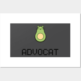 Avocado Cat Posters and Art